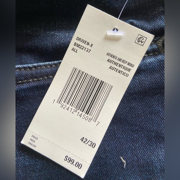 Buffalo David Bitton Mens Relaxed Straight Driven Indigo Jeans - BM22137 - Picture 6 of 8